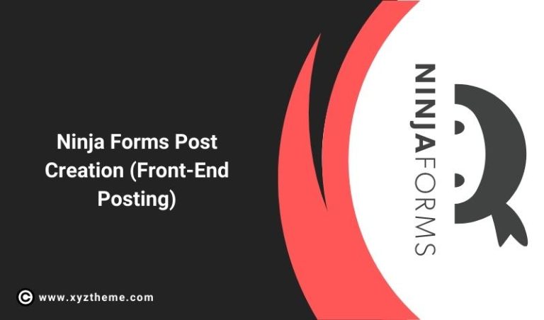 Ninja Forms Post Creation (Front-End Posting)