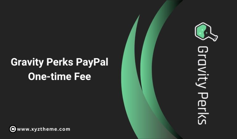 Gravity Perks PayPal One-time Fee
