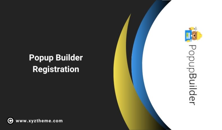 Popup Builder Registration