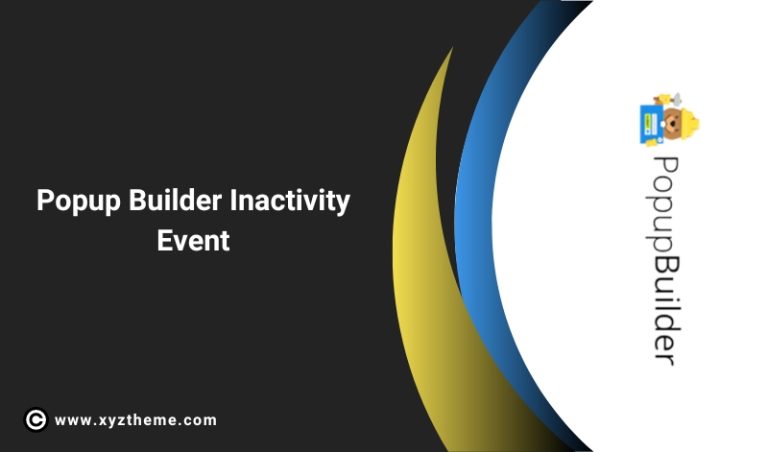 Popup Builder Inactivity Event