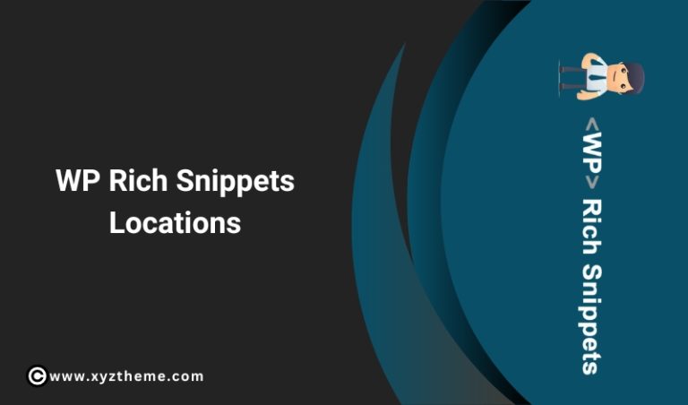 WP Rich Snippets Locations