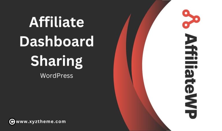 AffiliateWP Affiliate Dashboard Sharing
