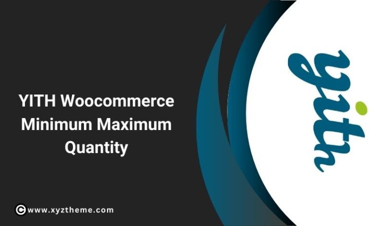 YITH Woocommerce Minimum Maximum Quantity