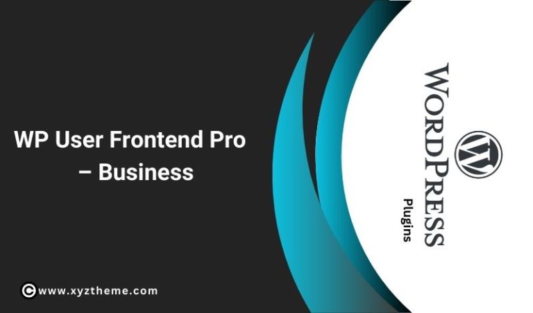 WP User Frontend Pro – Business