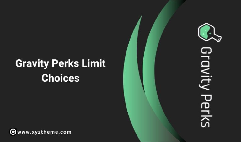 Gravity Perks Limit Choices
