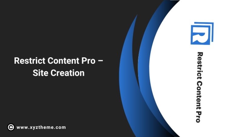 Restrict Content Pro – Site Creation