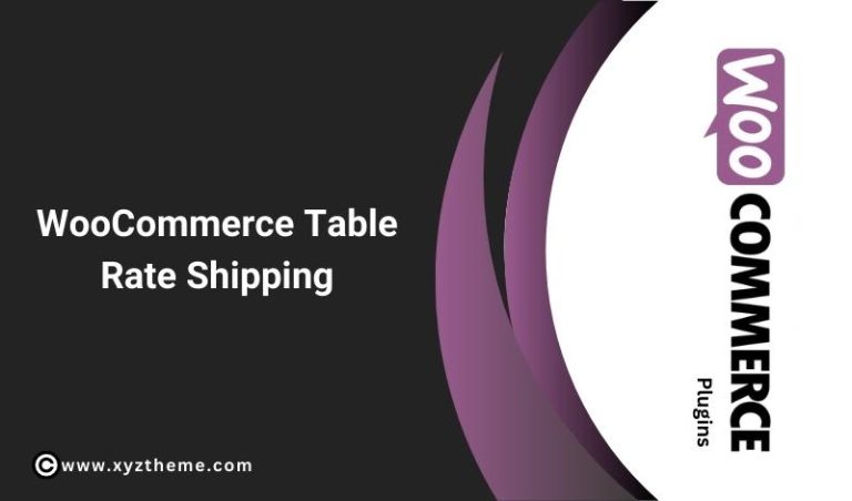 WooCommerce Table Rate Shipping
