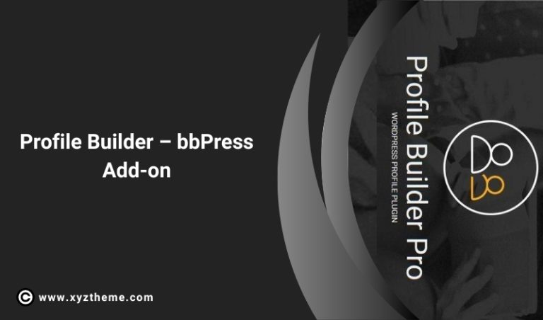 Profile Builder – bbPress Add-on