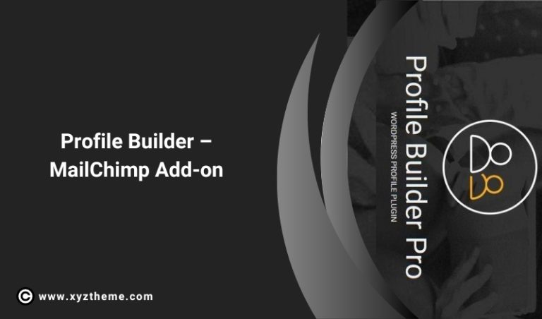 Profile Builder – MailChimp Add-on
