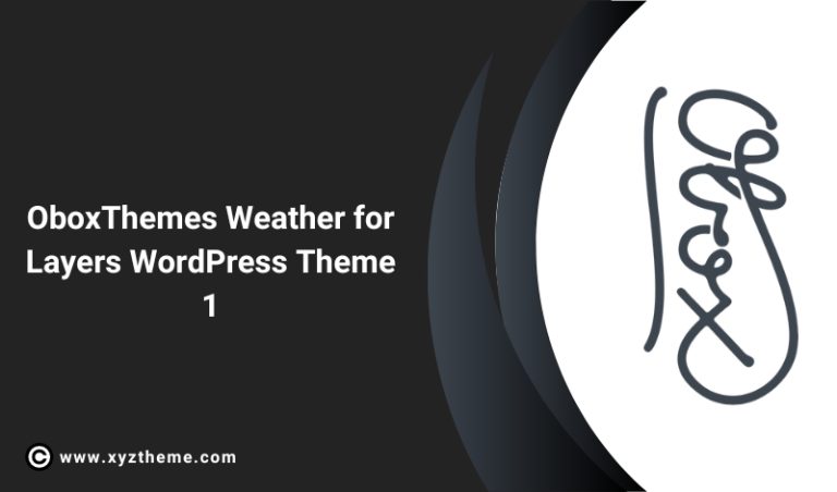OboxTheme Weather for Layers WordPress Theme .0