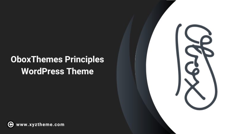 OboxTheme Principles WordPress Theme