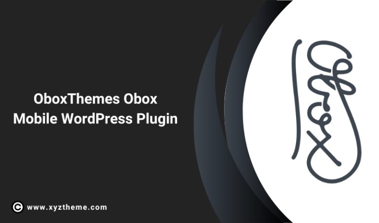 OboxTheme Obox Mobile WordPress Plugin