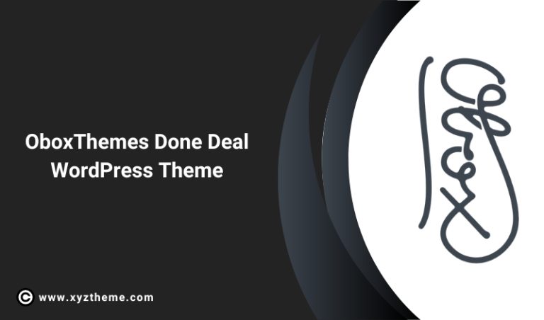 OboxTheme Done Deal WordPress Theme