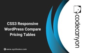 CSS Responsive WordPress Compare Pricing Tables