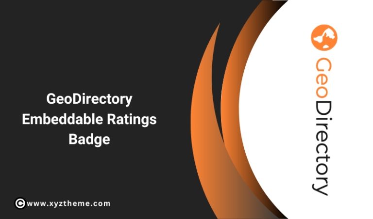 GeoDirectory Embeddable Ratings Badge