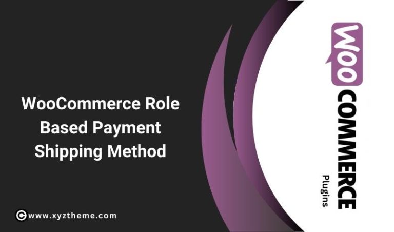 WooCommerce Role Based Methods