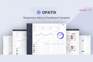 Admin Templates and Dashboard UI Kits – Opatix