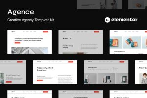 Agence – Creative Agency Elementor Template Kit