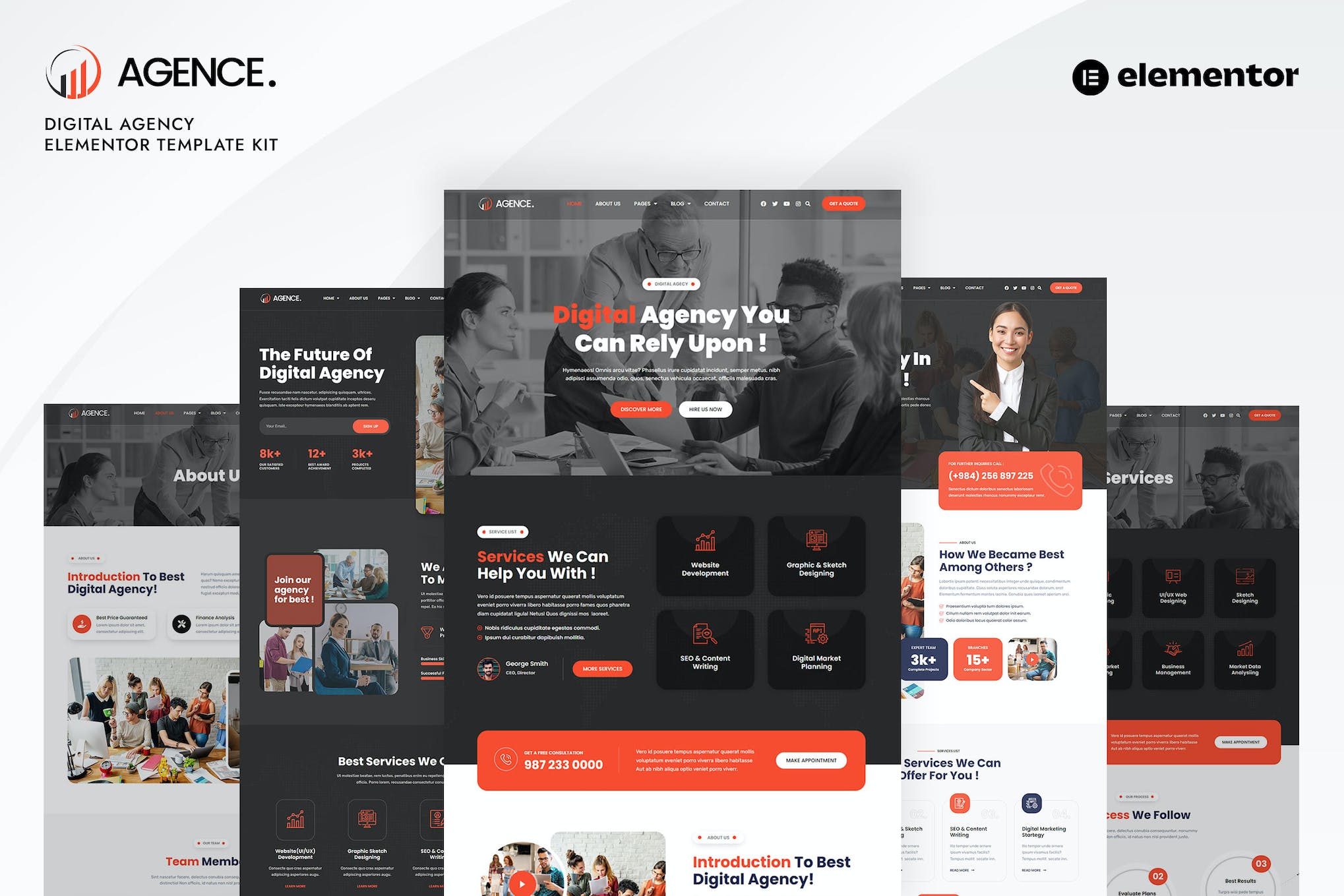 Agence- Digital Agency Template Kit