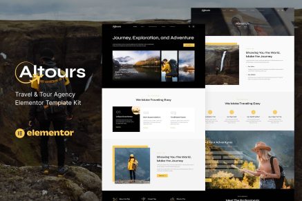 Altours- Travel and Tour Agency Elementor Template Kit