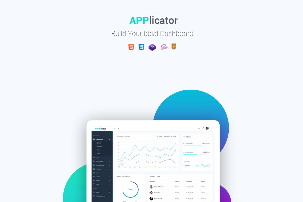 Applicator- Bootstrap Admin Template