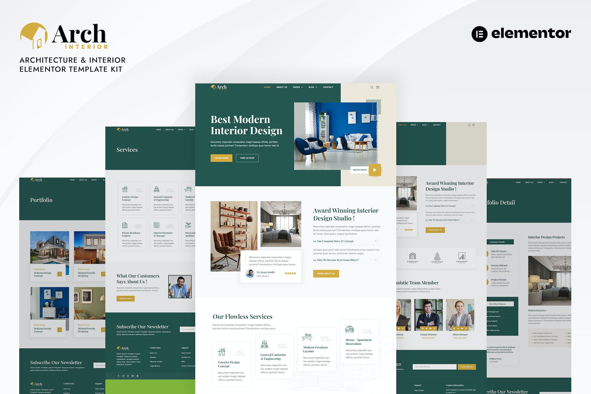 Archinterior Interior Design & Architecture Template Kit Download