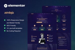 Astrologia – Horoscope Astrology Elementor Template Kit