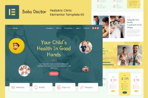 Baby Doctor – Pediatric Clinic Elementor Template Kit