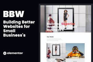 BBW – Web Design Agency Elementor Template Kit