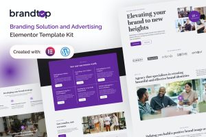 Brandtop – Branding Solution & Advertising Elementor Template Kit