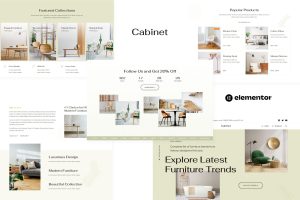 Cabinet – Furniture Store Elementor Template Kit