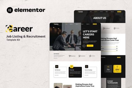 Career- Job Recruitment Elementor Template Kit