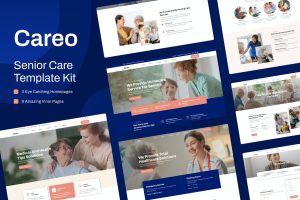Careo – Elderly & Senior Care Elementor Template Kit