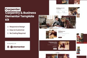 Carpenter – Business Elementor Pro Template Kit