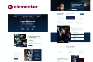 Cekal – Cyber Security & IT Service Elementor Template Kit