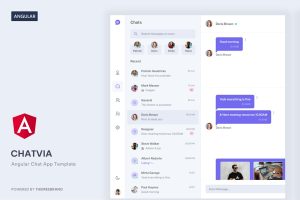 Chatvia – Angular Chat App Template