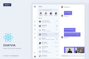 Chatvia – React Chat App Template
