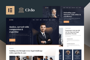 Civlo – Lawyer & Law Office Elementor Template Kit