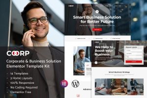 Coorp – Multi-purpose Business Solutions Elementor Template Kit