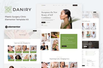 Daniry- Plastic Surgery Clinic Elementor Template Kit