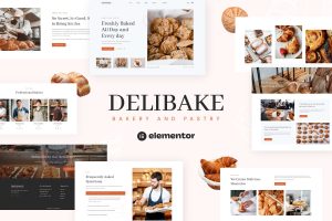 Delibake – Bakery and Pastry Elementor Template Kit