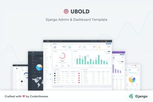 Django Admin and Dashboard Template – UBold
