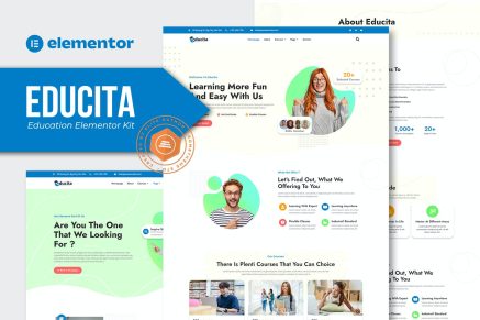 Educita- Education Elementor Template Kit