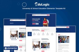 Edulogic – University & School Education Elementor Template Kit