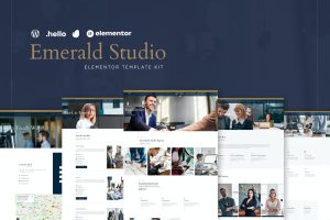 Emerald Studio – Digital Agency Elementor Template Kit