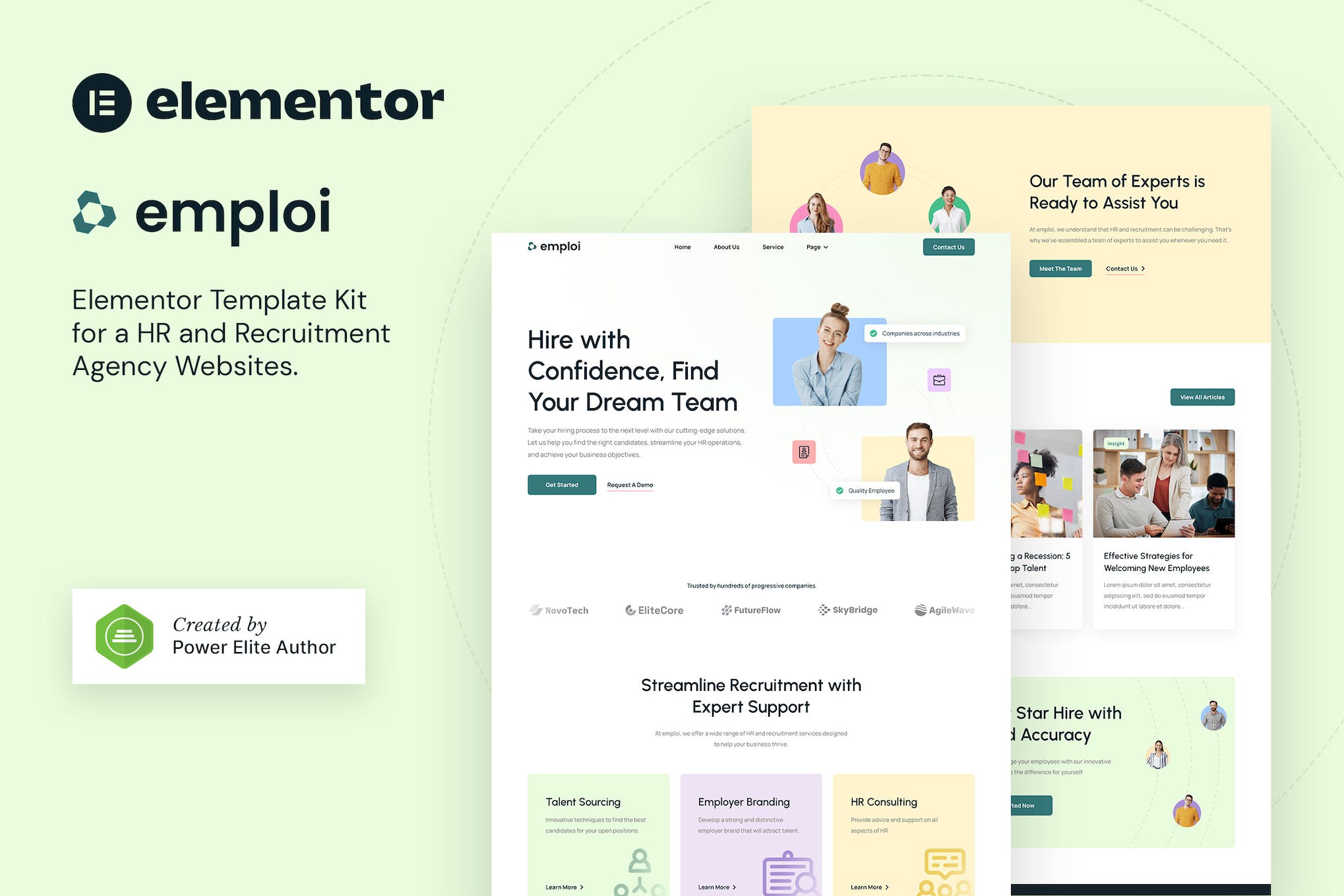Emploi- Human Resources and Recruitment Agency Elementor Template Kit