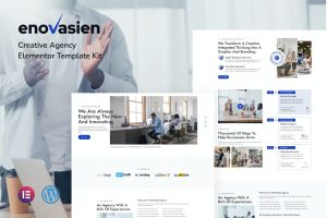 Enovasien – Creative Agency Elementor Pro Template Kit