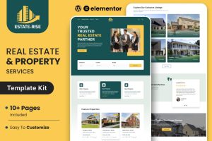 Estate Rise – Real Estate Elementor Template Kit