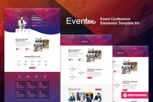 Eventen – Event Conference Elementor Pro Template Kit