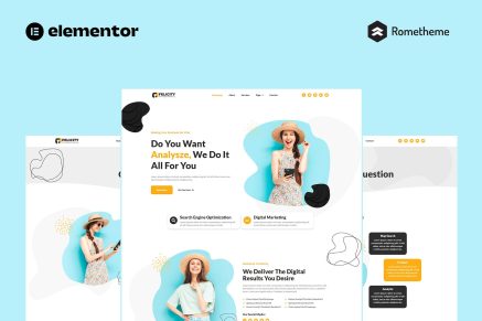 Felicity- SEO and Digital Marketing Elementor Pro Full Site Template Kit